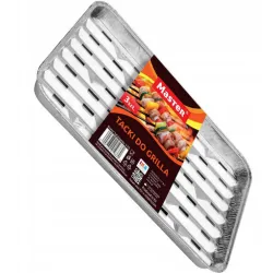 MASTER TACKI DO GRILLA ALUMINIOWE 22X35CM 3SZT